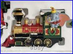 Disney Musical Music Holiday Train Figurine Set 3-piece Lights & Sounds
