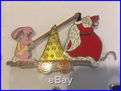 Disney Nightmare Before Christmas Train Pin Set COMPLETE Jack Sally LE 100 RARE