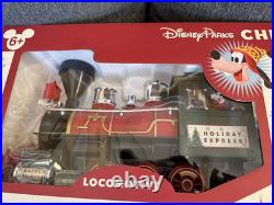 Disney Parks Christmas Railroad Train Set 30 Pieces Mickey & Friends New In Box