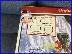 Disney Parks Christmas Railroad Train Set 30 Pieces Mickey & Friends New In Box