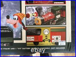 Disney Parks Christmas Railroad Train Set 30 Pieces Mickey & Friends New In Box