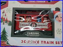 Disney Parks Christmas Railroad Train Set New In Box Remote Control Holiday