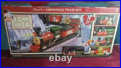 Disney Parks Christmas Train Set 30 Pieces Mickey Holiday. Box Never Opened