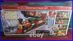 Disney Parks Christmas Train Set 30 Pieces Mickey Holiday. Box Never Opened