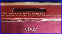 Disney Parks Christmas Train Set 30 Pieces Mickey Holiday. Box Never Opened