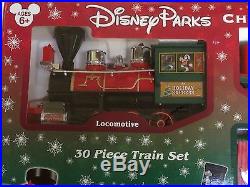 Disney Parks Holiday Christmas Train Set New Sealed (30 PCS SET) HTF