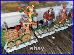 Disney Tigger Winnie The Pooh & Friends Christmas Holiday Train Set Danbury Mint