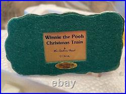 Disney Winnie The Pooh & Friends Christmas Holiday Train Set Danbury Mint