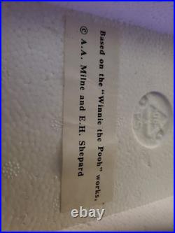 Disney Winnie the Pooh Christmas Train Set In Original Box VTG NEW Danbury Mint