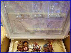 Disney Winnie the Pooh Christmas Train Set In Original Box VTG NEW Danbury Mint