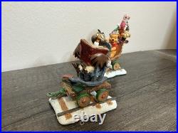 Disney Winnie the Pooh Christmas Train The Danbury Mint Complete 6 Piece