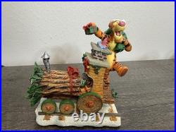 Disney Winnie the Pooh Christmas Train The Danbury Mint Complete 6 Piece