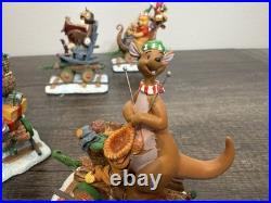 Disney Winnie the Pooh Christmas Train The Danbury Mint Complete 6 Piece