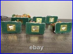 Disney Winnie the Pooh Christmas Train The Danbury Mint Complete 6 Piece