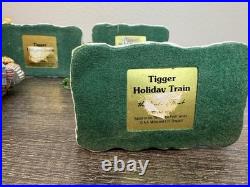 Disney Winnie the Pooh Christmas Train The Danbury Mint Complete 6 Piece