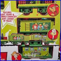 Dr Seuss Grinch Holiday Express 36 Pc Train Set 20 FT 65 Anniversary Special Ed Dr Seuss Grinch Holiday Express 36 Pc Train Set 20 FT 65 Anniversary Special Ed