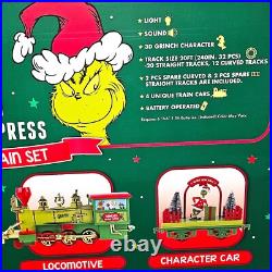 Dr Seuss Grinch Holiday Express 36 Pc Train Set 20 FT 65 Anniversary Special Ed Dr Seuss Grinch Holiday Express 36 Pc Train Set 20 FT 65 Anniversary Special Ed