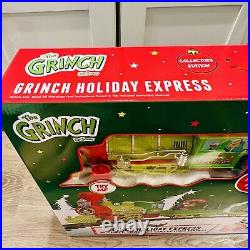 Dr Seuss The Grinch Holiday Express 36 Piece Train Set Collectors Edition