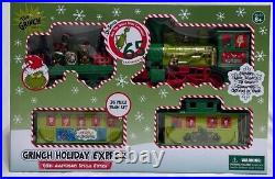 Dr Seuss The Grinch Holiday Express Train Set 65th Anniversary Edition NEW XMAS