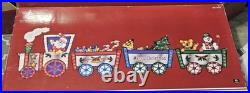 ENCHANTED FOREST 9.5 ft. Holographic Lighted 4-Piece Motion Train Set Christmas