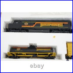 EUC 1987 Tyco HO Scale Harley Davidson Christmas Train Set Locomotive Caboose