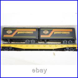 EUC 1987 Tyco HO Scale Harley Davidson Christmas Train Set Locomotive Caboose