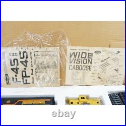 EUC 1987 Tyco HO Scale Harley Davidson Christmas Train Set Locomotive Caboose