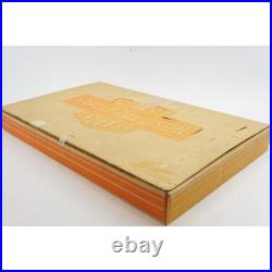 EUC 1987 Tyco HO Scale Harley Davidson Christmas Train Set Locomotive Caboose