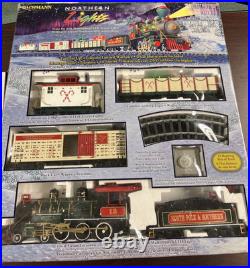 EXCELLENT Bachmann Big Haulers Northern Lights Train Set #90061 G Scale Limited