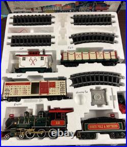 EXCELLENT Bachmann Big Haulers Northern Lights Train Set #90061 G Scale Limited