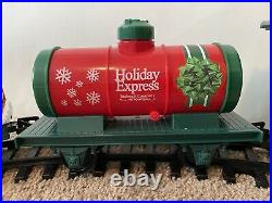 EZTEC G-Gauge North Pole Express Animated Christmas Train Set Used 26 Pieces