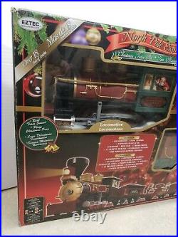 EZTEC G-Gauge North Pole Express Animated Christmas Train Set Used 31 Pieces