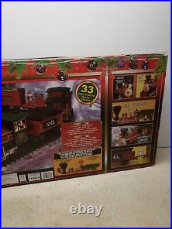 EZTEC G-Gauge North Pole Express Animated Christmas Train Set Used 31 Pieces