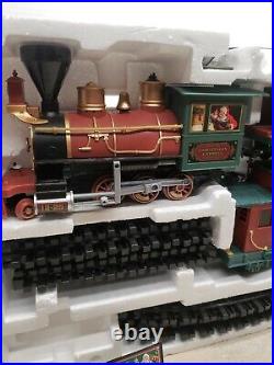 EZTEC G-Gauge North Pole Express Animated Christmas Train Set Used 31 Pieces