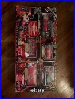 EZTEC G-Gauge North Pole Express Remote Control Animated Christmas Train Set-NEW