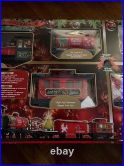 EZTEC G-Gauge North Pole Express Remote Control Animated Christmas Train Set-NEW