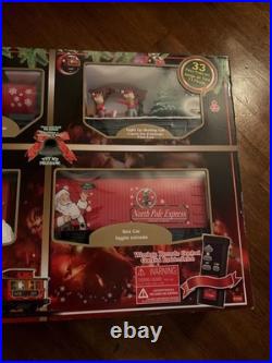 EZTEC G-Gauge North Pole Express Remote Control Animated Christmas Train Set-NEW