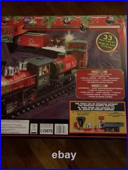 EZTEC G-Gauge North Pole Express Remote Control Animated Christmas Train Set-NEW