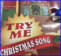 EZTEC Holiday Express 54pc Christmas Train Set NEW plays Christmas Song