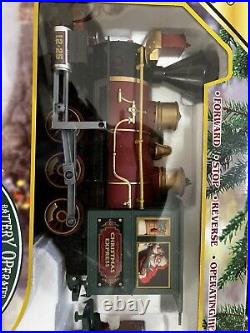 EZTEC North Pole Express Christmas Train Set 22 Pcs Battery Operated Brand New