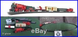 Electric Animated Christmas Train Set Jingle Bell Express Ready To Run Toy Decor Electric Animated Christmas Train Set Jingle Bell Express Ready To Run Toy Decor