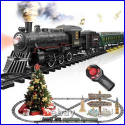 Electric Train Set Remote Control Metal Alloy Rechargeable Model 35-5L Sets Kids