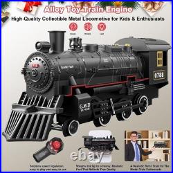Electric Train Set Remote Control Metal Alloy Rechargeable Model 35-5L Sets Kids
