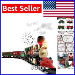 Electric Train Set with Lights & Sounds Perfect Holiday Gift for Ages 3+