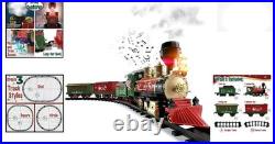 Electric Train Set with Lights & Sounds Perfect Holiday Gift for Ages 3+