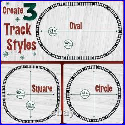 Electric Train Set with Lights & Sounds Perfect Holiday Gift for Ages 3+