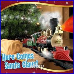 Electric Train Set with Lights & Sounds Perfect Holiday Gift for Ages 3+