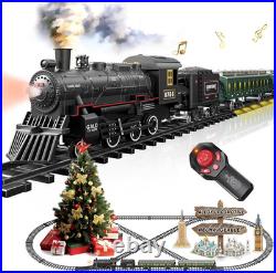 Electric Train Sets Remote Control for Kids Metal Alloy Christmas Train Toys Ste