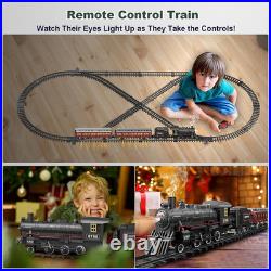 Electric Train Sets Remote Control for Kids Metal Alloy Christmas Train Toys Ste