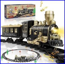 Electric Train Sets for Kids Christmas Train Toys Steam Locomotive